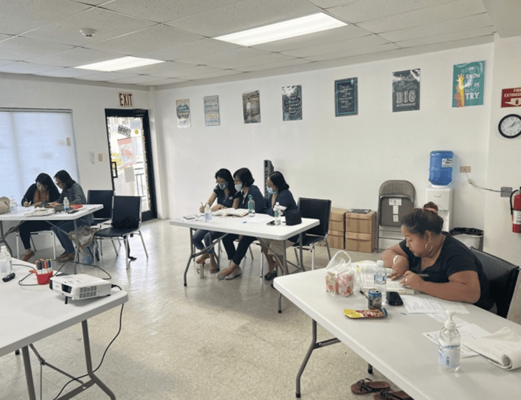 Seven Child Care Providers attend health and safety trainings Office